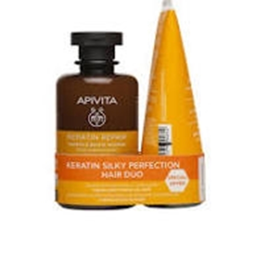 APIVITA KERATINE SHAMPOO  CONDITIONER SET